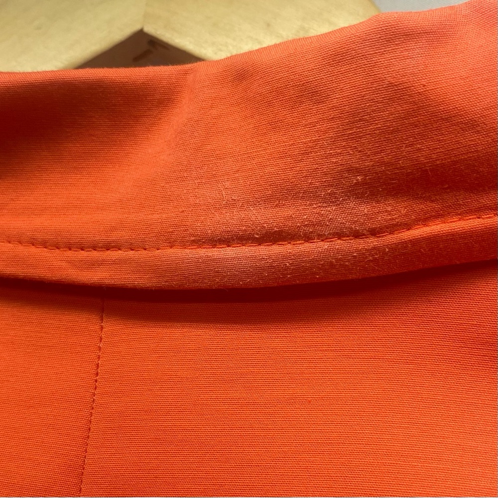 Ralph Lauren Orange Blazer Tailored Suit Jacket W 20W Gold Buttons Pockets - Picture 15 of 15